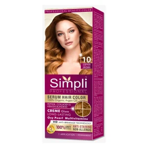 Simpli Serum Hair Color 10 Copper Brown