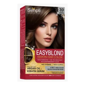 Simpli EasyBlond Keratin Hair Color 30 Dark Brown