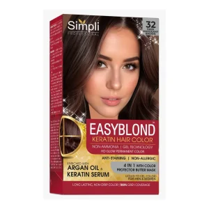 Simpli EasyBlond Keratin Hair Color 32 Dark Mahogany