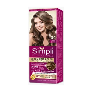 Simpli Serum Hair Color 04 Light Brown