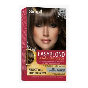 Simpli EasyBlond Keratin Hair Color 41 Medium Brown